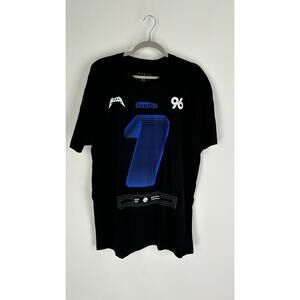 Hunta Racing MX23 Champ Tee Shirt Mens Large Black Blue New Motorcross Champion